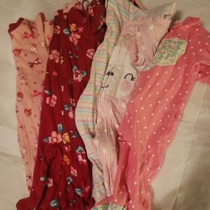 Baby Girl Zip Up PJ Bundle